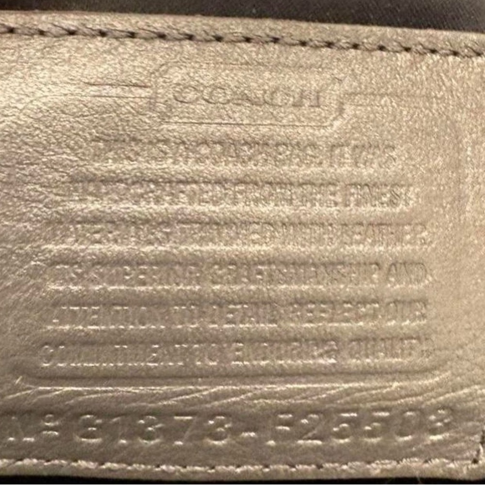 Coach Taylor Op Art Signature Jacquard Medium Satchel. F25503 - Picture 4 of 7